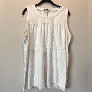 Lane Bryant White Tank Top - 18/20